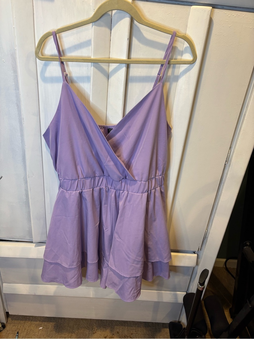 Lilac Spaghetti Strap Romper